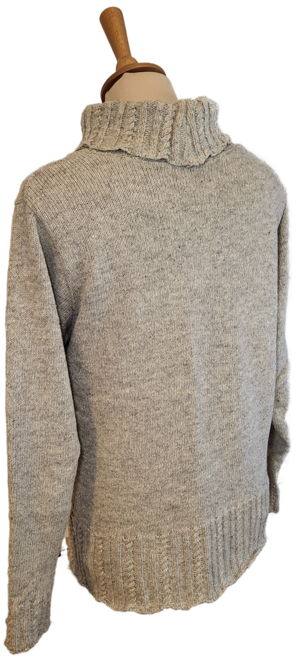 pull à col roulé et torsades