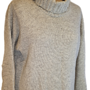 pull à col roulé et torsades