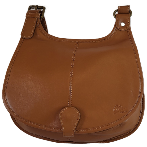 Sac besace en cuir souple