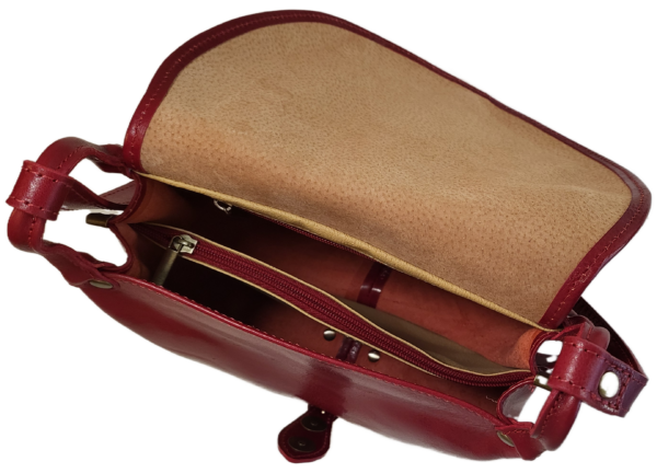 Sac besace cuir rigide