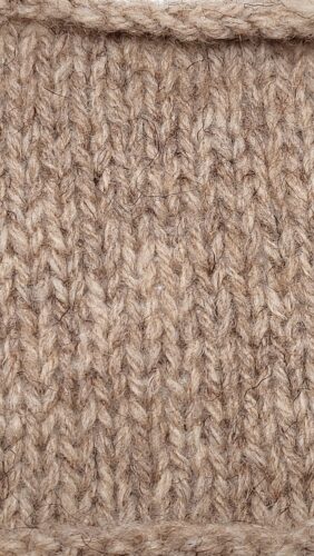 échantillon de tricot pure laine beige foncé